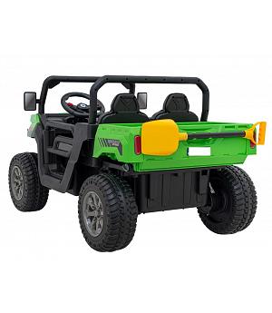 Coche Pick-Up Speed ​​900, camión agricola 4x4 12v, para niños Verde, 1 PLAZA Y MEDIA  INDA478-RA-XMX-623